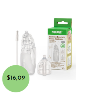 HAAKAA ASPIRADOR NASAL PINGUINO DE SILICÓN