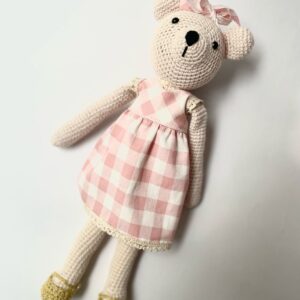 PELUCHE TEJIDO OSA MARSHMALLOW