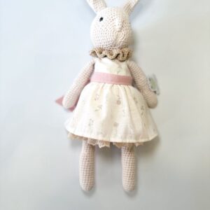 PELUCHE TEJIDO CONEJA GARDEN PARTY